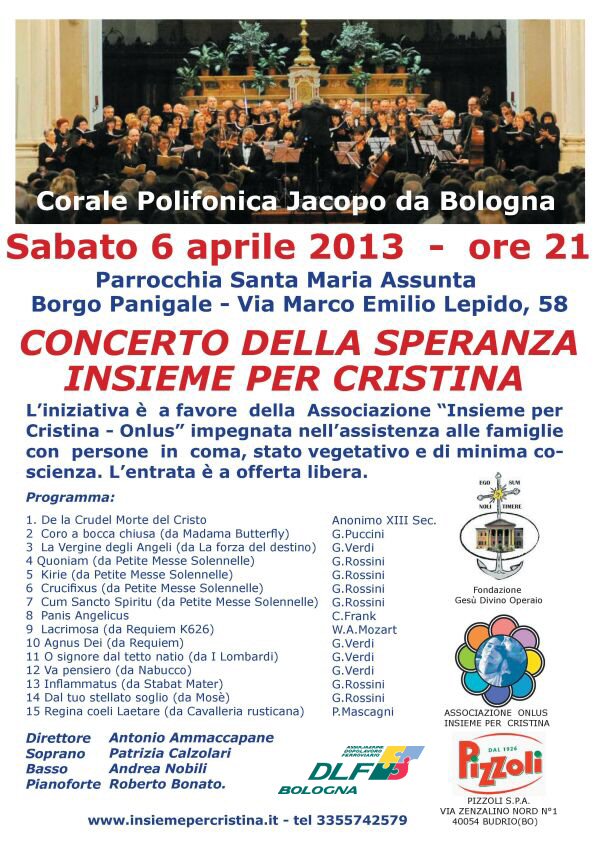 locandina del concerto